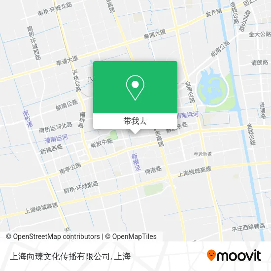 上海向臻文化传播有限公司地图