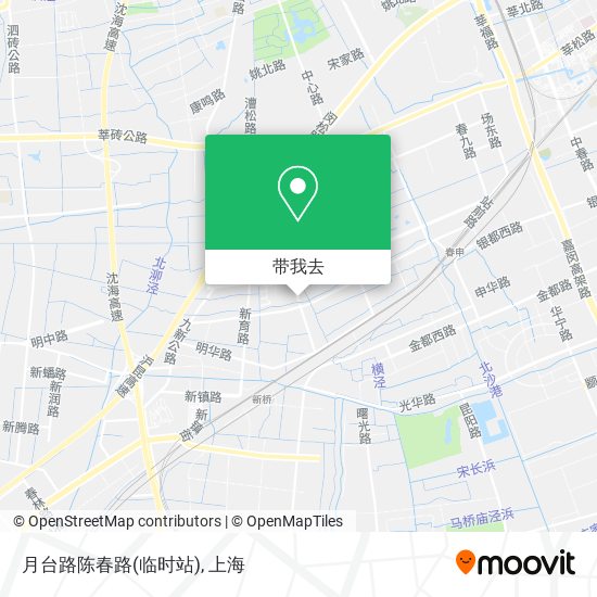 月台路陈春路(临时站)地图