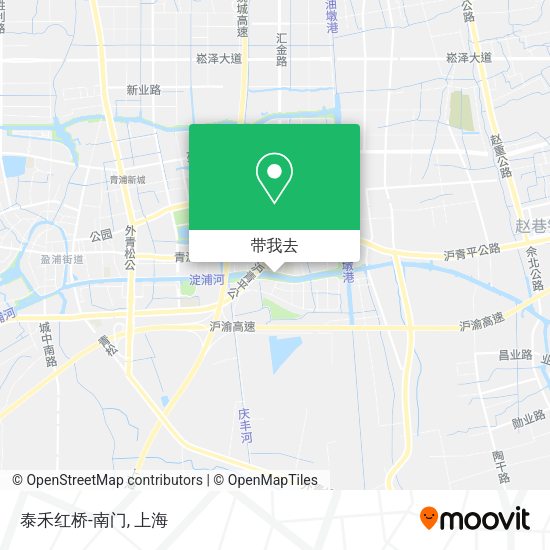 泰禾红桥-南门地图