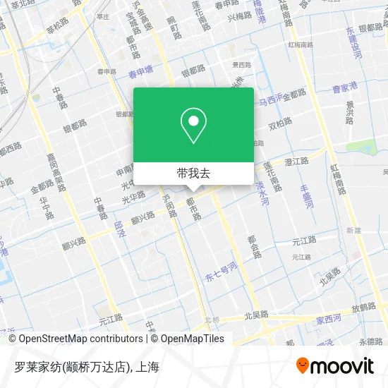 罗莱家纺(颛桥万达店)地图