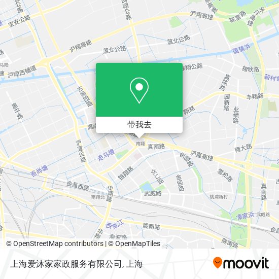 上海爱沐家家政服务有限公司地图