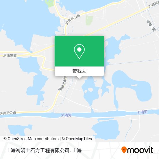 上海鸿涓土石方工程有限公司地图