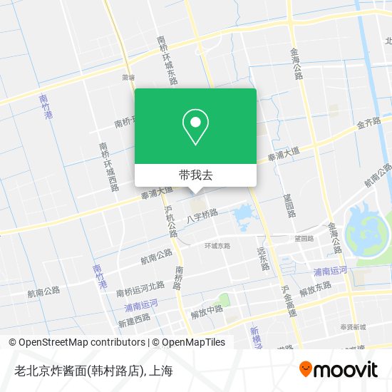 老北京炸酱面(韩村路店)地图