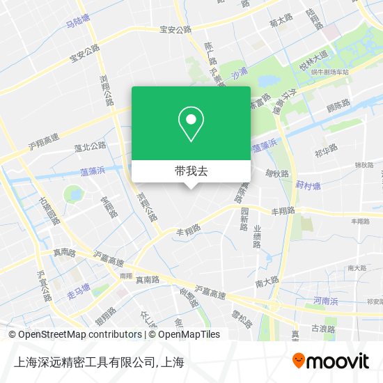 上海深远精密工具有限公司地图