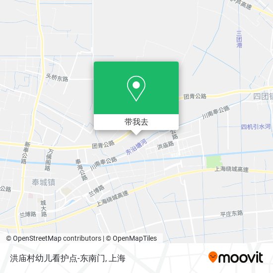 洪庙村幼儿看护点-东南门地图