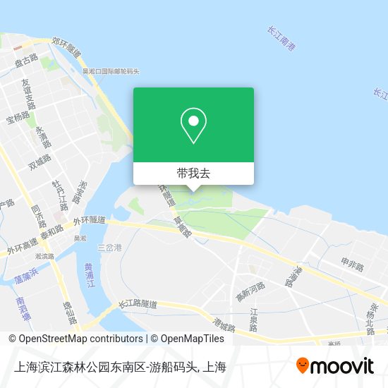 上海滨江森林公园东南区-游船码头地图