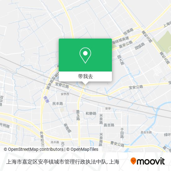 上海市嘉定区安亭镇城市管理行政执法中队地图