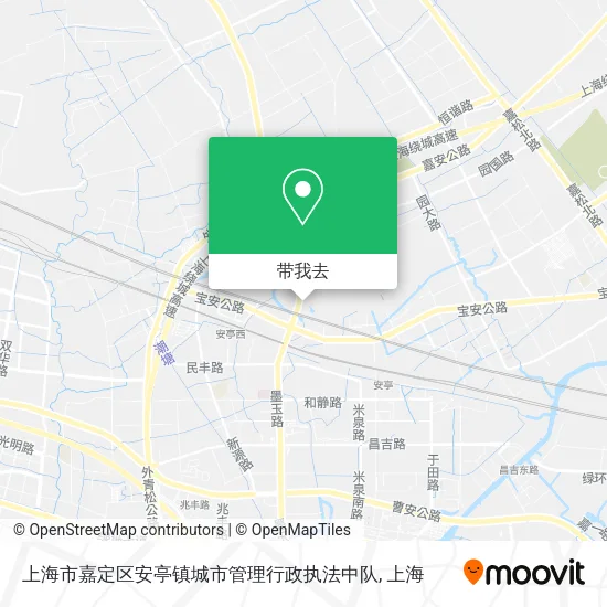 上海市嘉定区安亭镇城市管理行政执法中队地图
