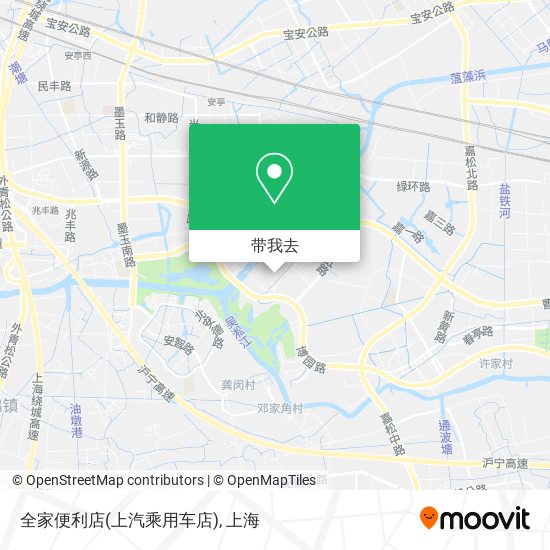 全家便利店(上汽乘用车店)地图