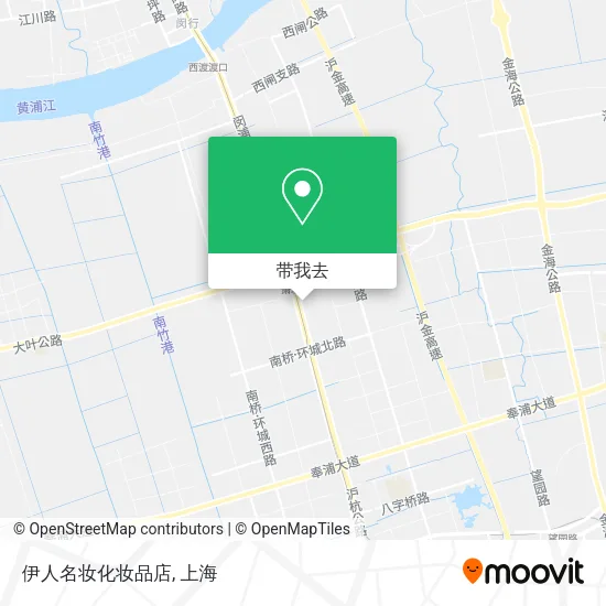 伊人名妆化妆品店地图