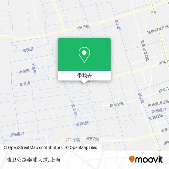 浦卫公路奉浦大道地图