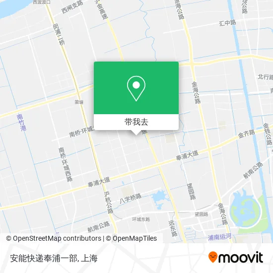 安能快递奉浦一部地图
