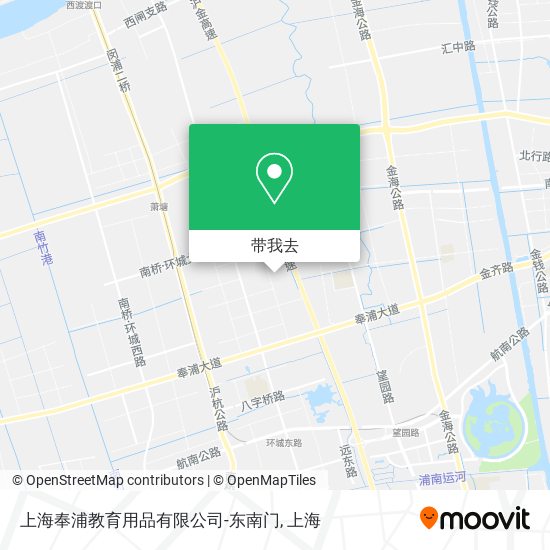 上海奉浦教育用品有限公司-东南门地图