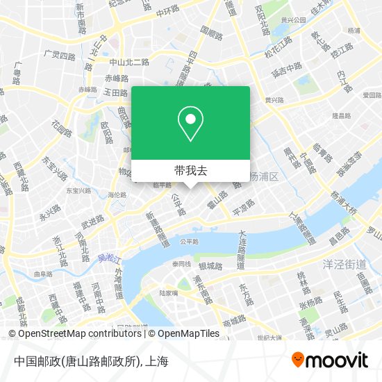 中国邮政(唐山路邮政所)地图