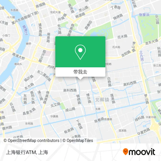 上海银行ATM地图