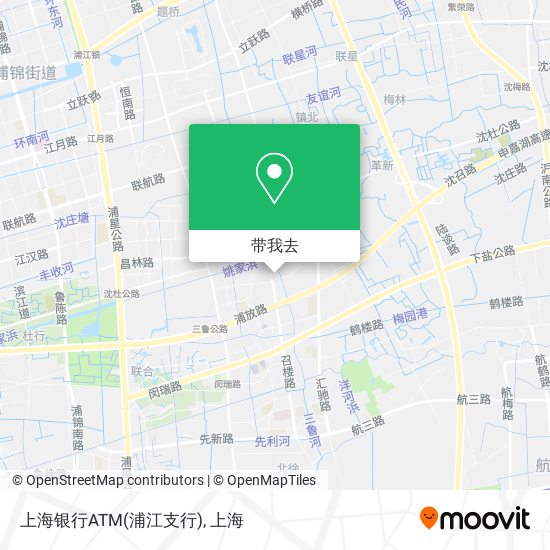 上海银行ATM(浦江支行)地图