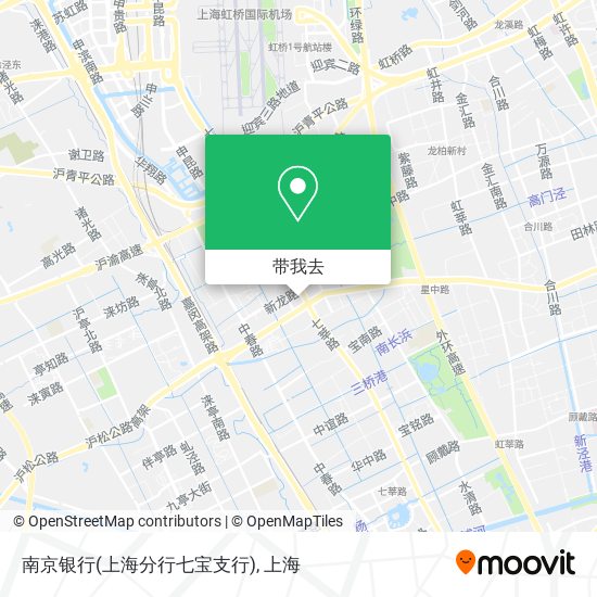 南京银行(上海分行七宝支行)地图