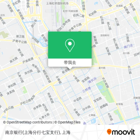 南京银行(上海分行七宝支行)地图