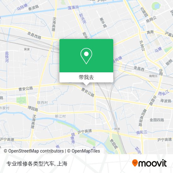 专业维修各类型汽车地图