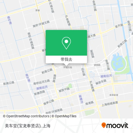 美车堂(宝龙奉贤店)地图