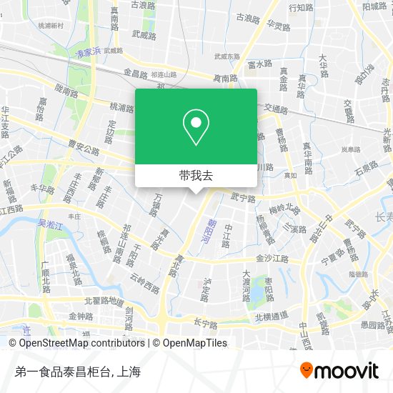 弟一食品泰昌柜台地图
