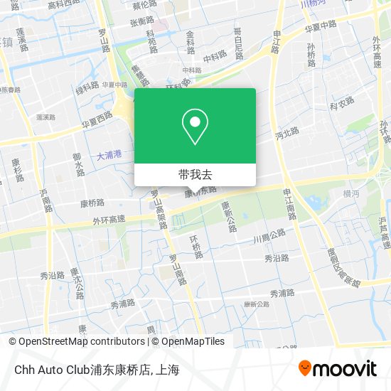 Chh Auto Club浦东康桥店地图