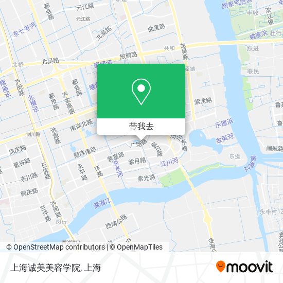 上海诚美美容学院地图