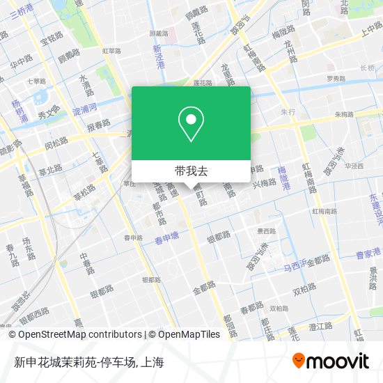 新申花城茉莉苑-停车场地图