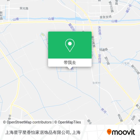 上海星宇星香怡家居饰品有限公司地图