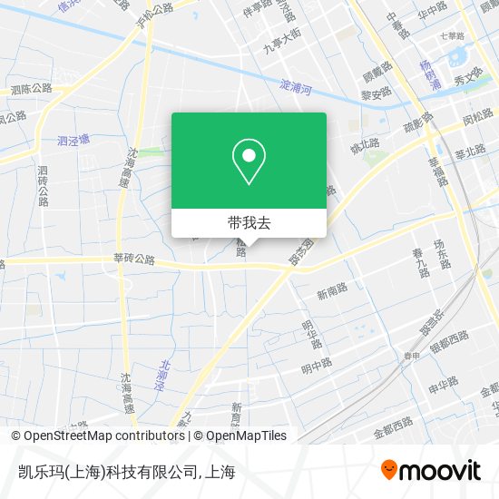 凯乐玛(上海)科技有限公司地图