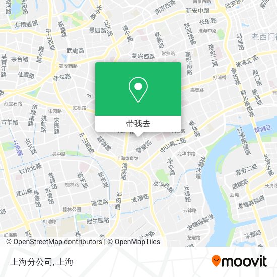 上海分公司地图
