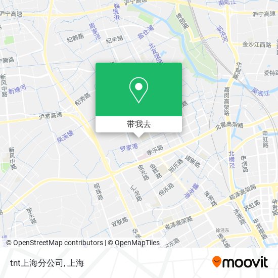 tnt上海分公司地图