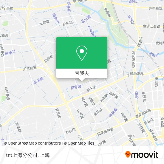 tnt上海分公司地图