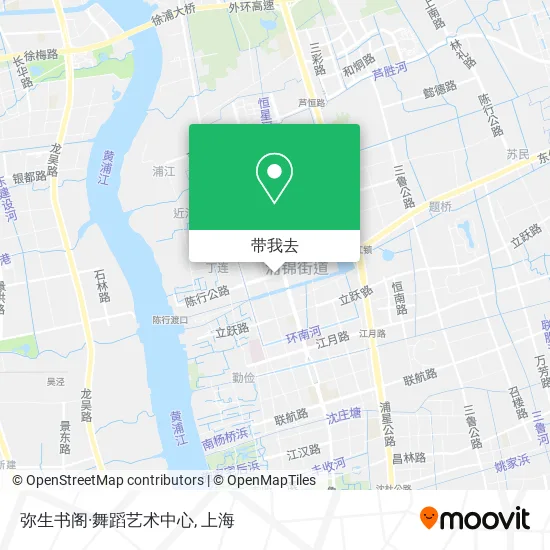 弥生书阁·舞蹈艺术中心地图