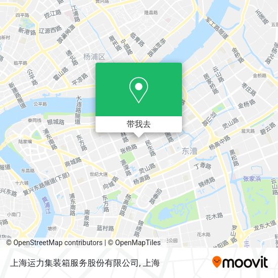 上海运力集装箱服务股份有限公司地图