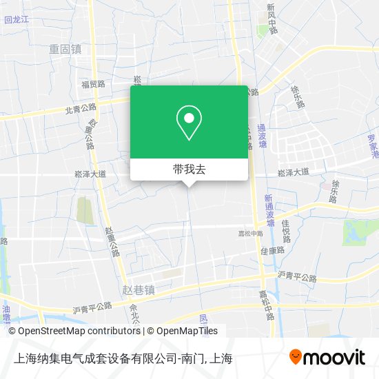 上海纳集电气成套设备有限公司-南门地图