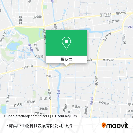 上海集巨生物科技发展有限公司地图