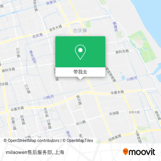 milaowen售后服务部地图