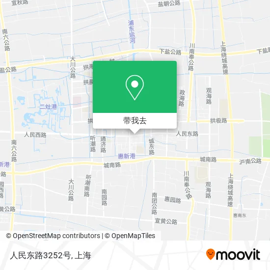 人民东路3252号地图