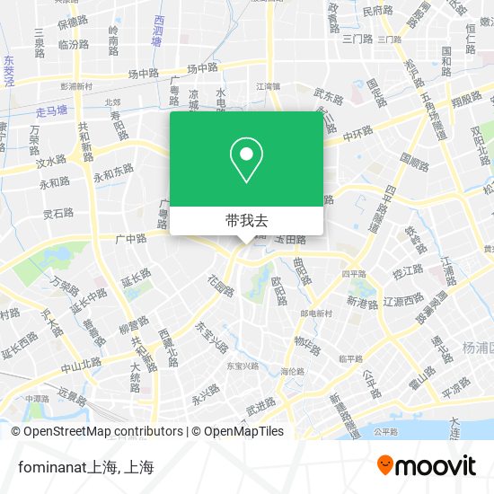 fominanat上海地图