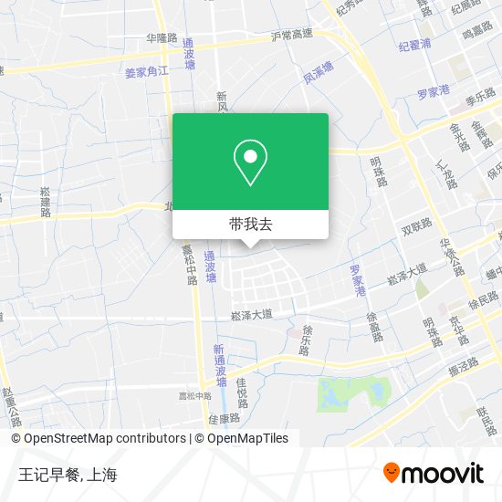 王记早餐地图