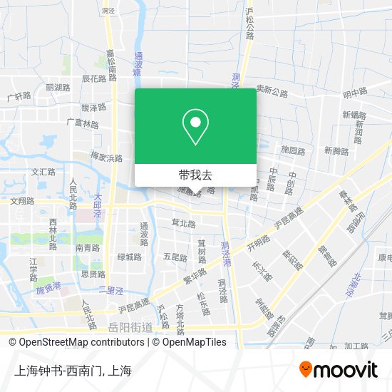 上海钟书-西南门地图