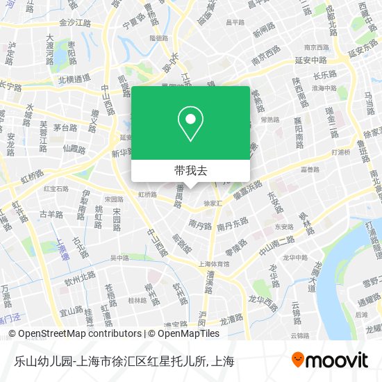乐山幼儿园-上海市徐汇区红星托儿所地图