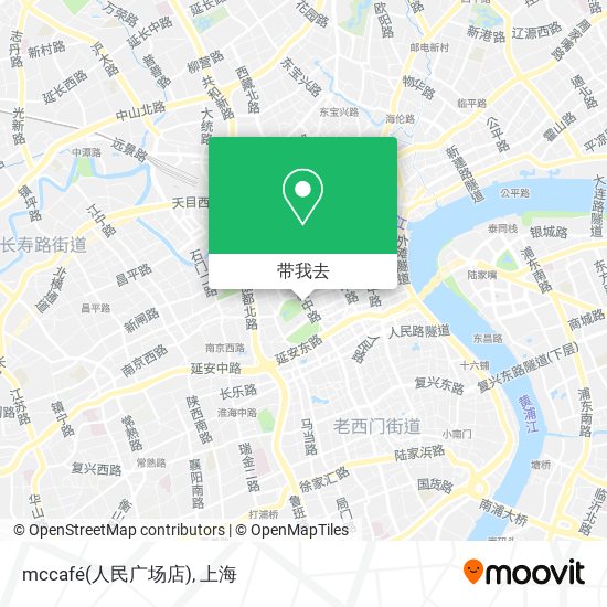 mccafé(人民广场店)地图