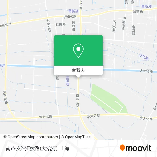 南芦公路汇技路(大治河)地图