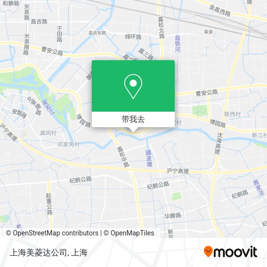 上海美菱达公司地图