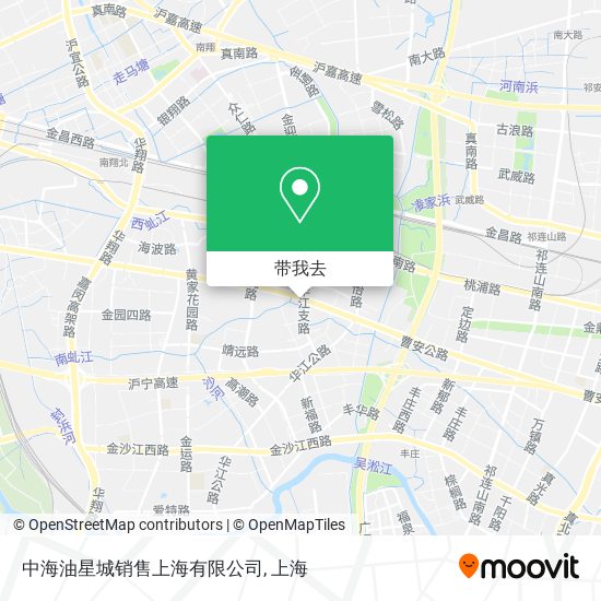 中海油星城销售上海有限公司地图