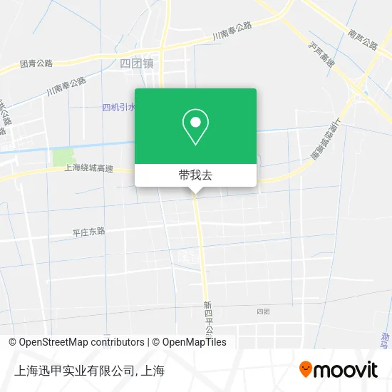 上海迅甲实业有限公司地图