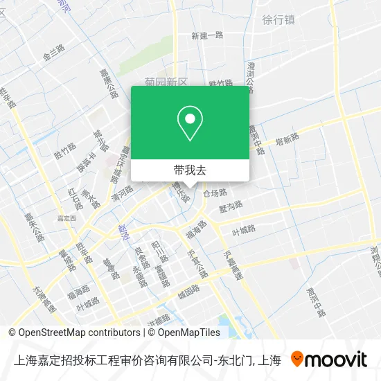 上海嘉定招投标工程审价咨询有限公司-东北门地图