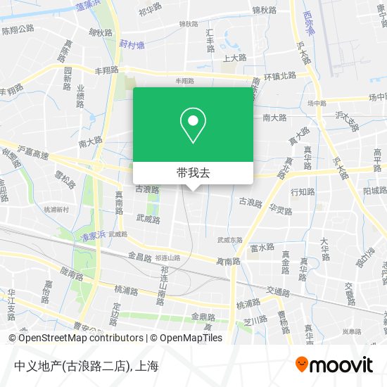 中义地产(古浪路二店)地图